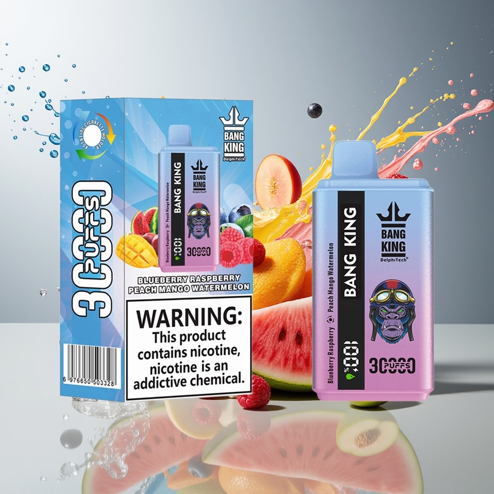 Finland tukku Bang King 30000 Puffs 36ml nestemäinen akku 550mAh Kertakäyttöinen Vape