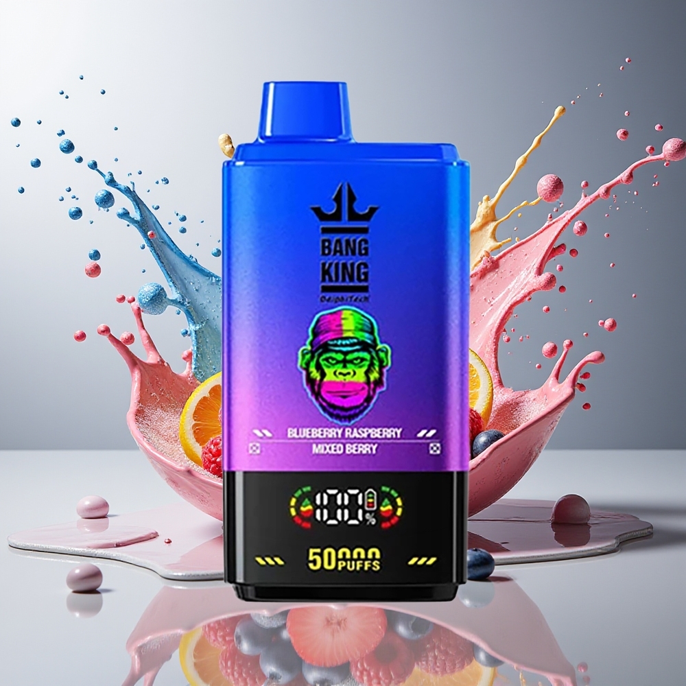 Finland tukku Bang King 50000 Kertakäyttöinen Vape - 50000 imaista - 50ml nestemäärä