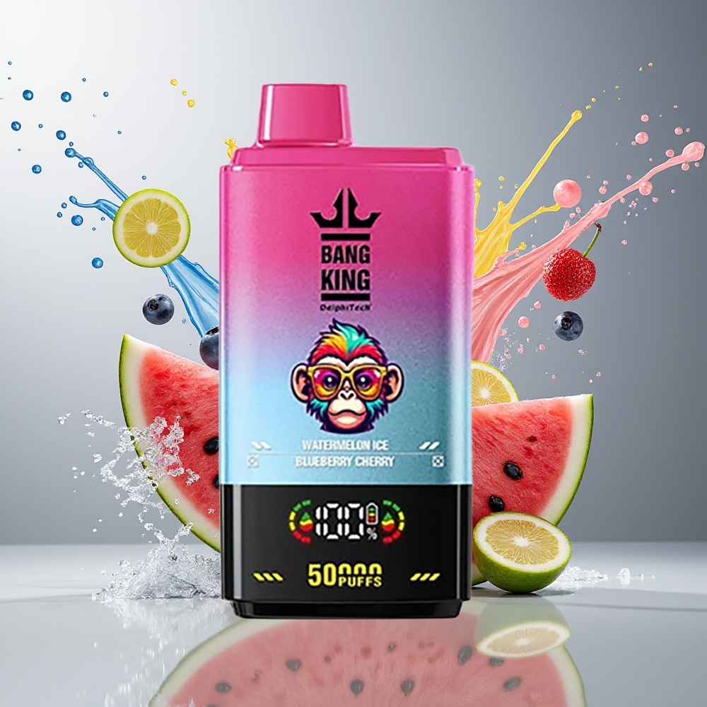 Finland tukku Bang King 50000 Kertakäyttöinen Vape 50000 savutusta 50ml nestemäärä