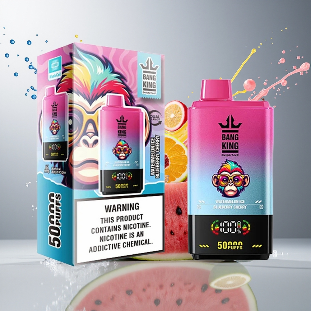 Finland tukku Bang King 50000 Kertakäyttöinen Vape 50000 savutusta 50ml nestemäärä
