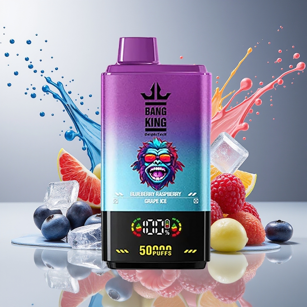 Finland tukku Bang King 50000 Kertakäyttöinen Vape 50ml nestemäärä 850mAh akku