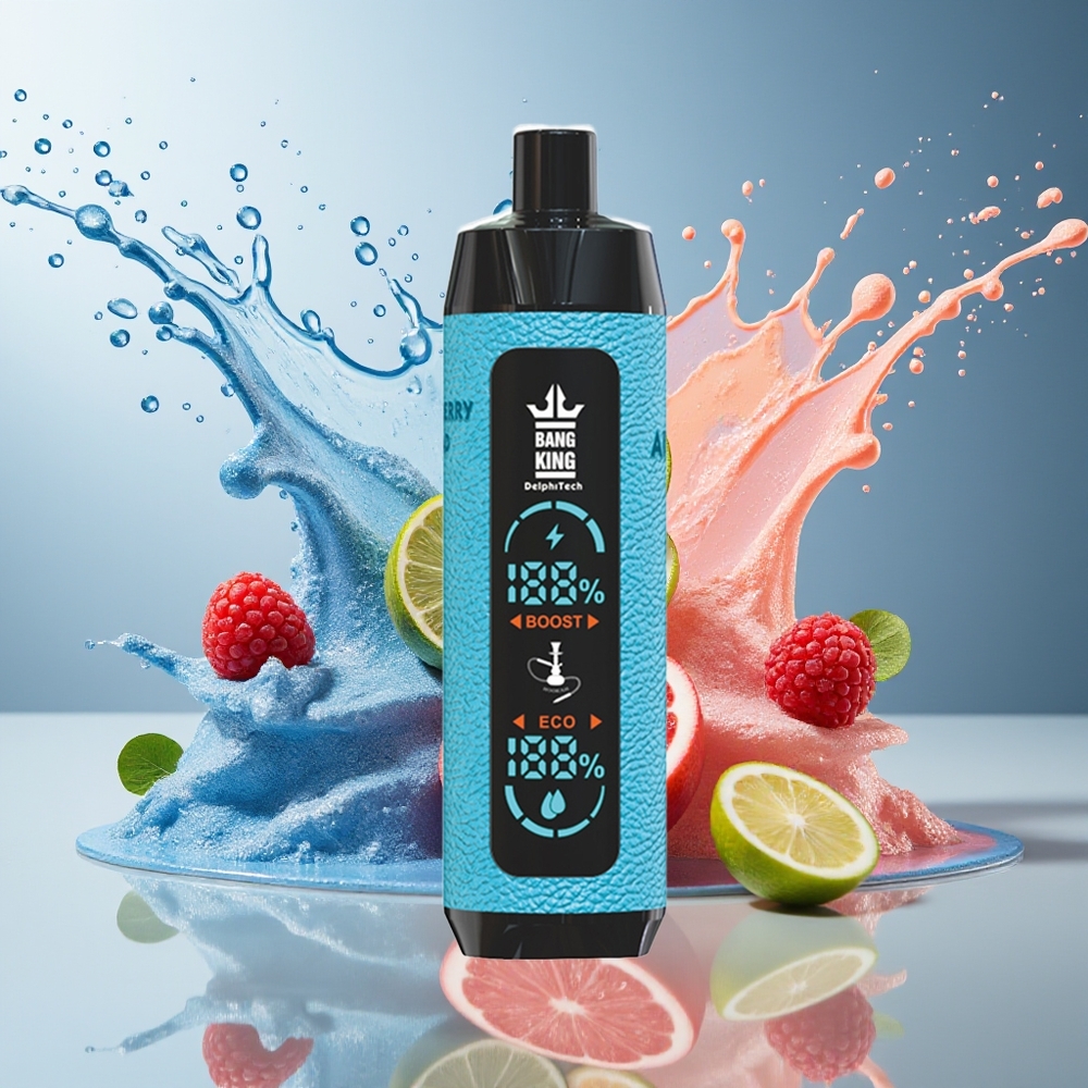 Finland tukku Bang King Shisha 25000 Puhallusta 30ml Nestemäärä