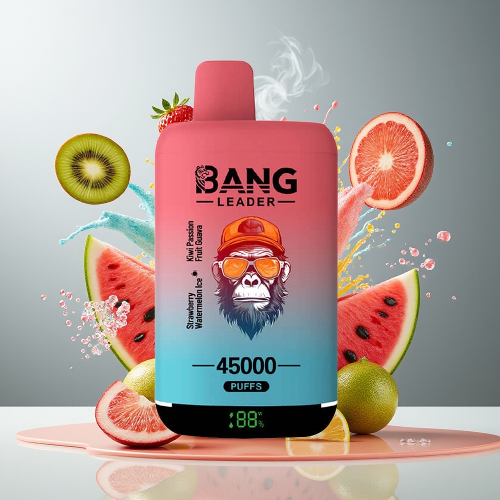 Finland tukku Bang Leader 45000 Puffs Älykäs Näyttö + Kaksoismaku 2-in-1