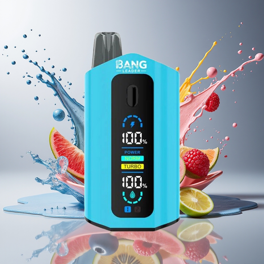 Finland tukku Bang Leader 50000 Puffs 13400mAh Akku 36ml Nestemäinen Nikotiini 0%, 2%, 3% tai 5%