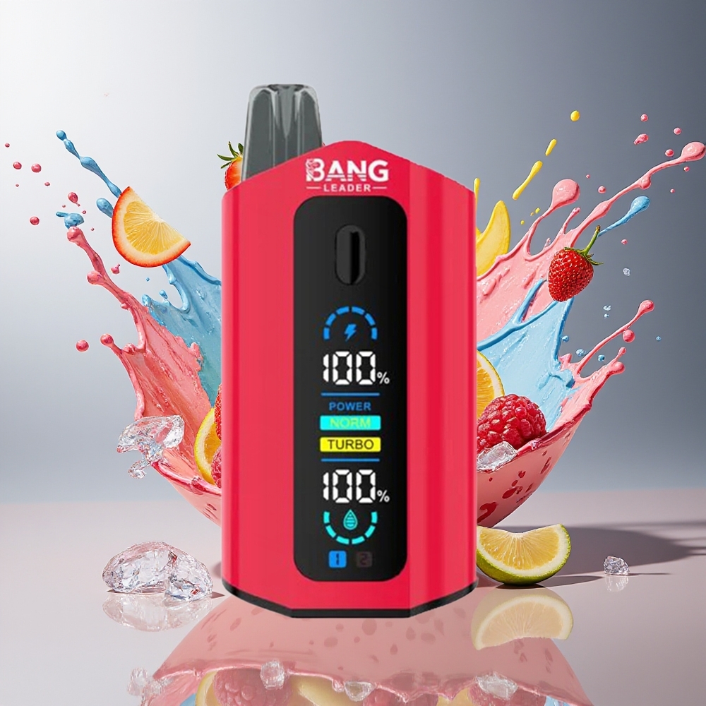 Finland tukku Bang Leader 50000 Puffs Kertakäyttöinen Vape 13400mAh Akku 36ml Nestemäisessä Muodossa