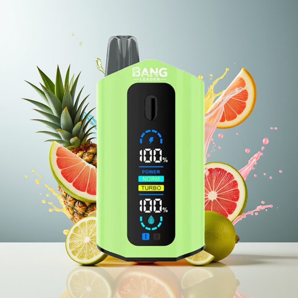 Finland tukku Bang Leader 50000 Puffs Kertakäyttöinen Vape - Jopa 50000 savut - 36ml nestemäistä nikotiinia - 2-in-1 maut