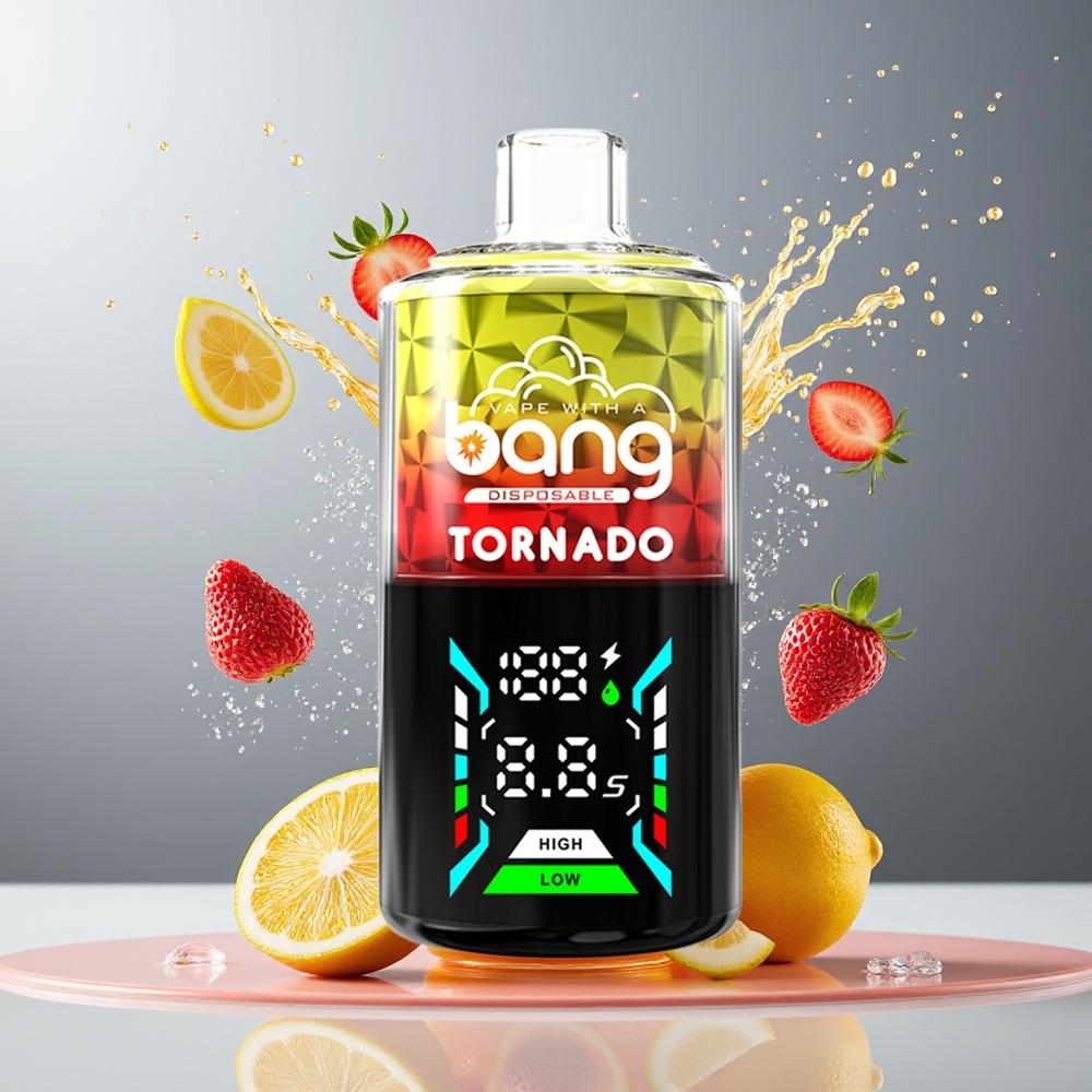 Finland tukku Bang Tornado 40000 Puffs Kertakäyttöinen Vape 40ml nestemäinen 850mAh akku Energiajuoma