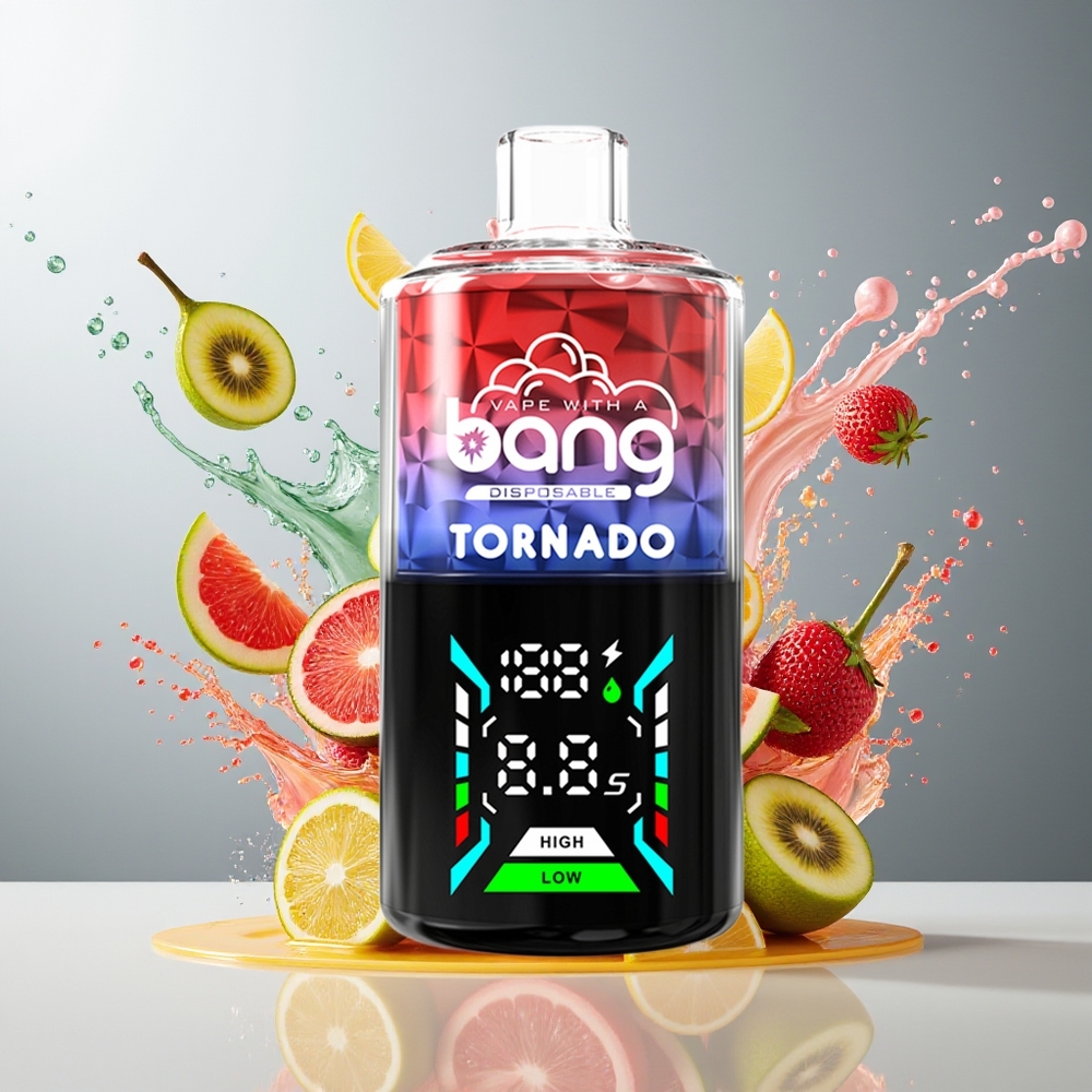 Finland tukku Bang Tornado 40000 Puffs Kertakäyttöinen Vape 40ml nestemäinen 850mAh akku Love 66