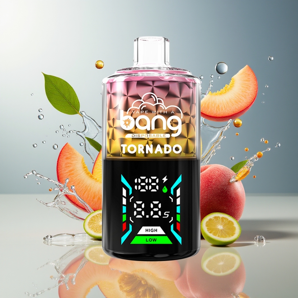 Finland tukku Bang Tornado 40000 Puffs Kertakäyttöinen Vape 40ml nestemäistä 850mAh akku