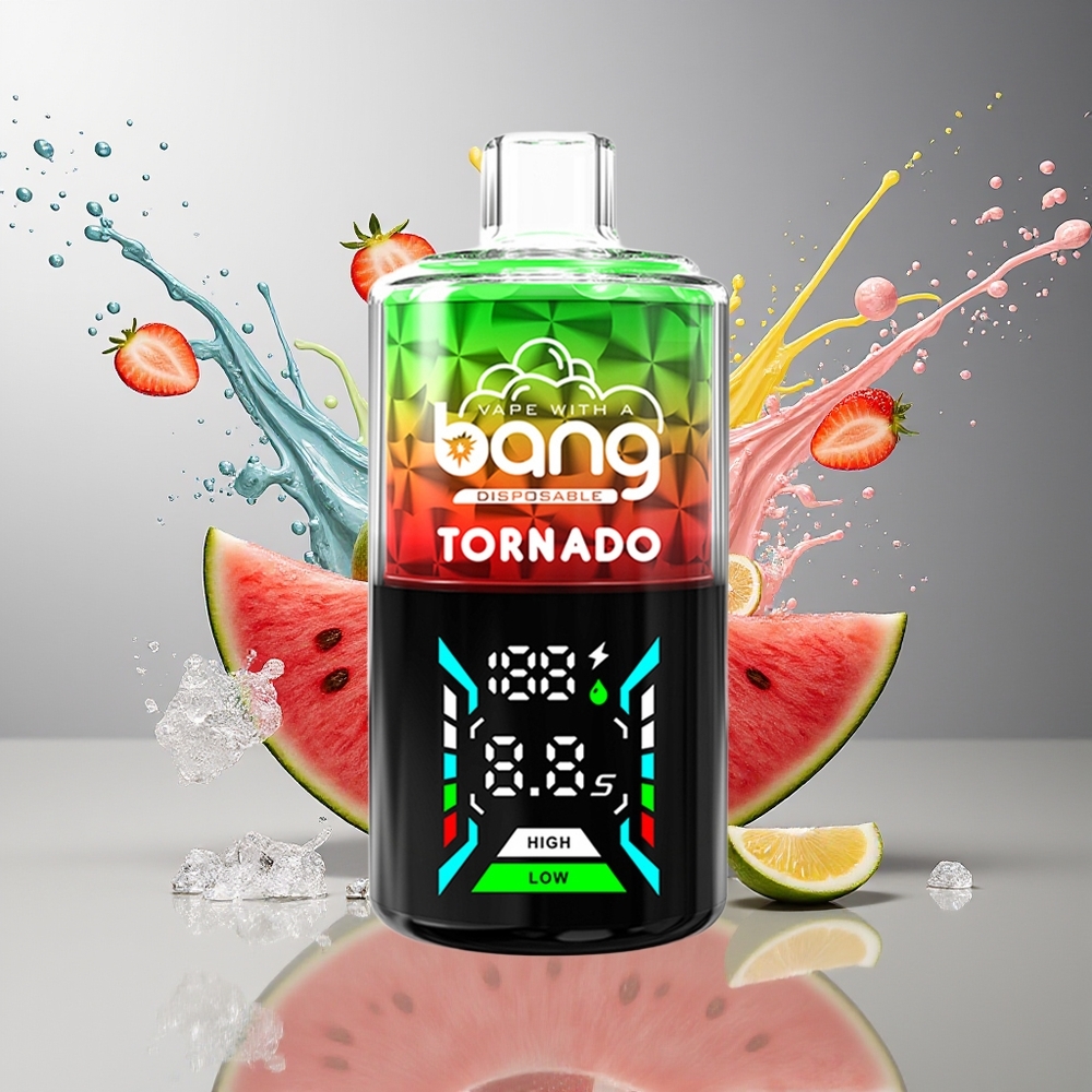 Finland tukku Bang Tornado 40000 Puffs Kertakäyttöinen Vape 40ml nestemäistä 850mAh akku