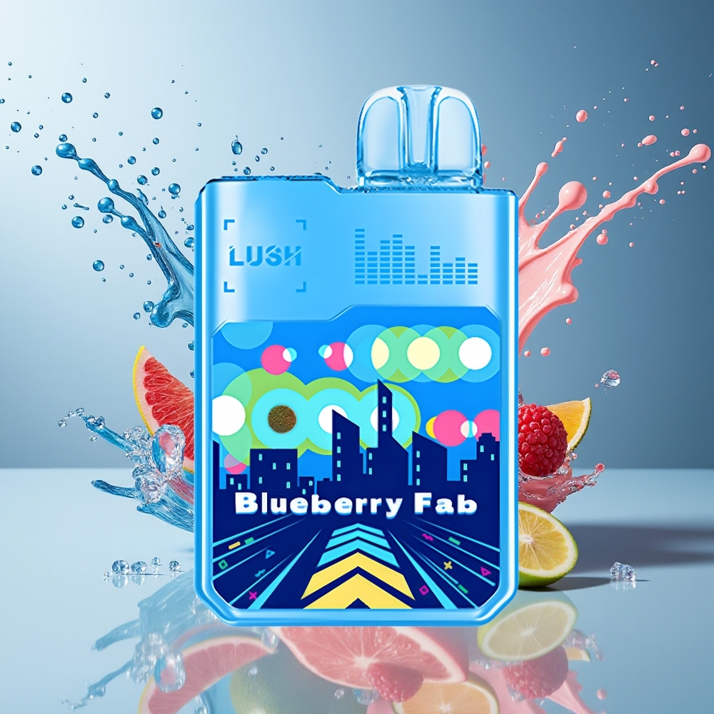 Digiflavor x Geekbar LUSH Finland tukku 20000 Max Puffs 5% Nikotiinia Dual-Mesh Käämit Blue Razz -jäätelö