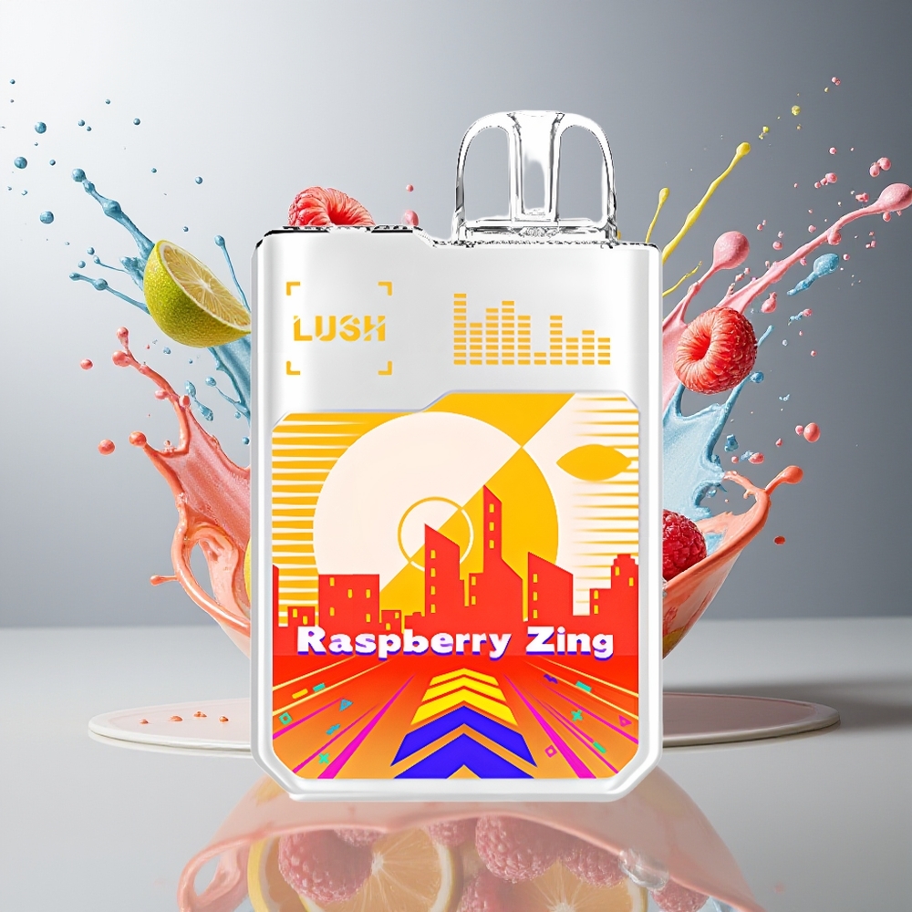 Digiflavor x Geekbar LUSH Finland tukku 20000 Max Puffs 5% Nikotiinia Dual-Mesh Käämit Vadelma Zing