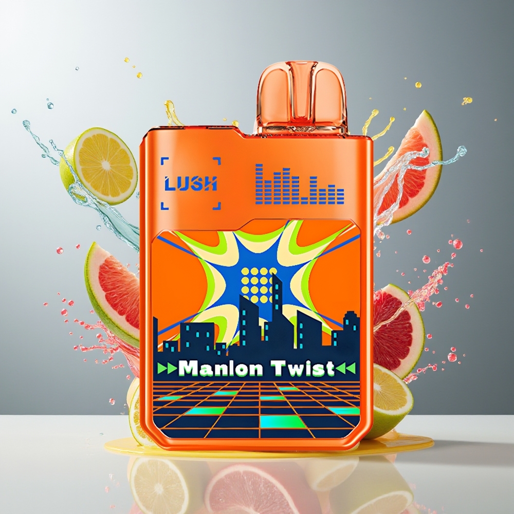 Digiflavor x Geekbar LUSH Finland tukku 20000 Max Puffs 5% Nikotiinia USB Type-C Lataus Manlon Twist