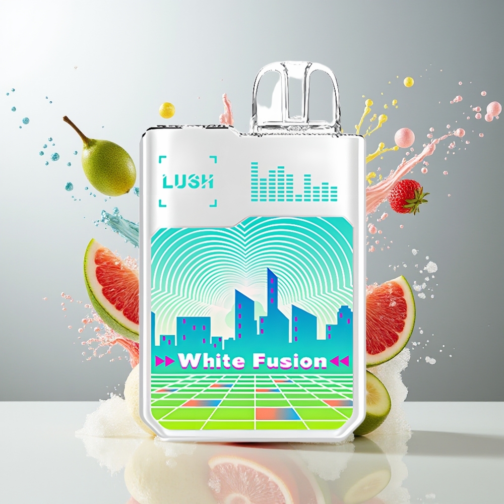 Digiflavor x Geekbar LUSH Finland tukku 20000 Max Puffs 5% Nikotiinia USB Type-C Lataus Valkoinen fuusio