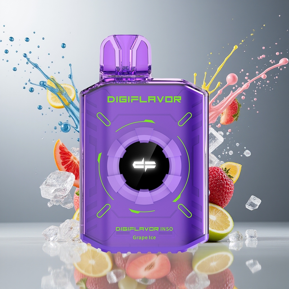 Digiflavor INSO Finland tukku 700 Puhallusta 2% Nikotiinia Dual-Mesh Käämit Viinirypälejäätelö