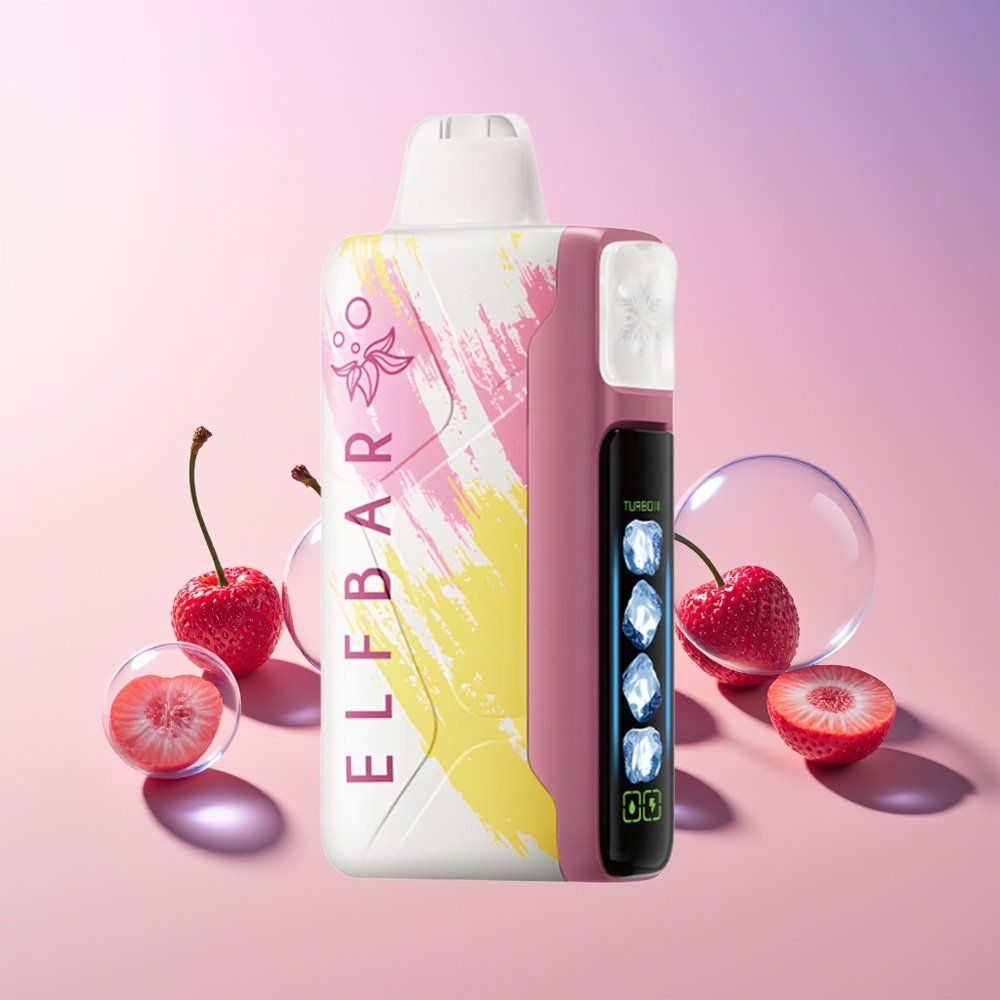 Elf Bar Ice King Finland tukku 40 000 Tupakkaa 20ml Esitäytetty Nikotiiniliuos 5% Kirsikka-strazz