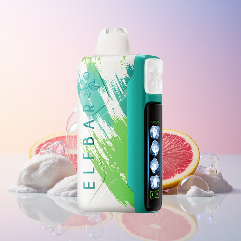 Finland tukku Elf Bar Ice King 40000 Puffs 20ml Esitäytetty E-Neste 5% Nikotiinia Ladattava 850mAh Akku Baja Splash