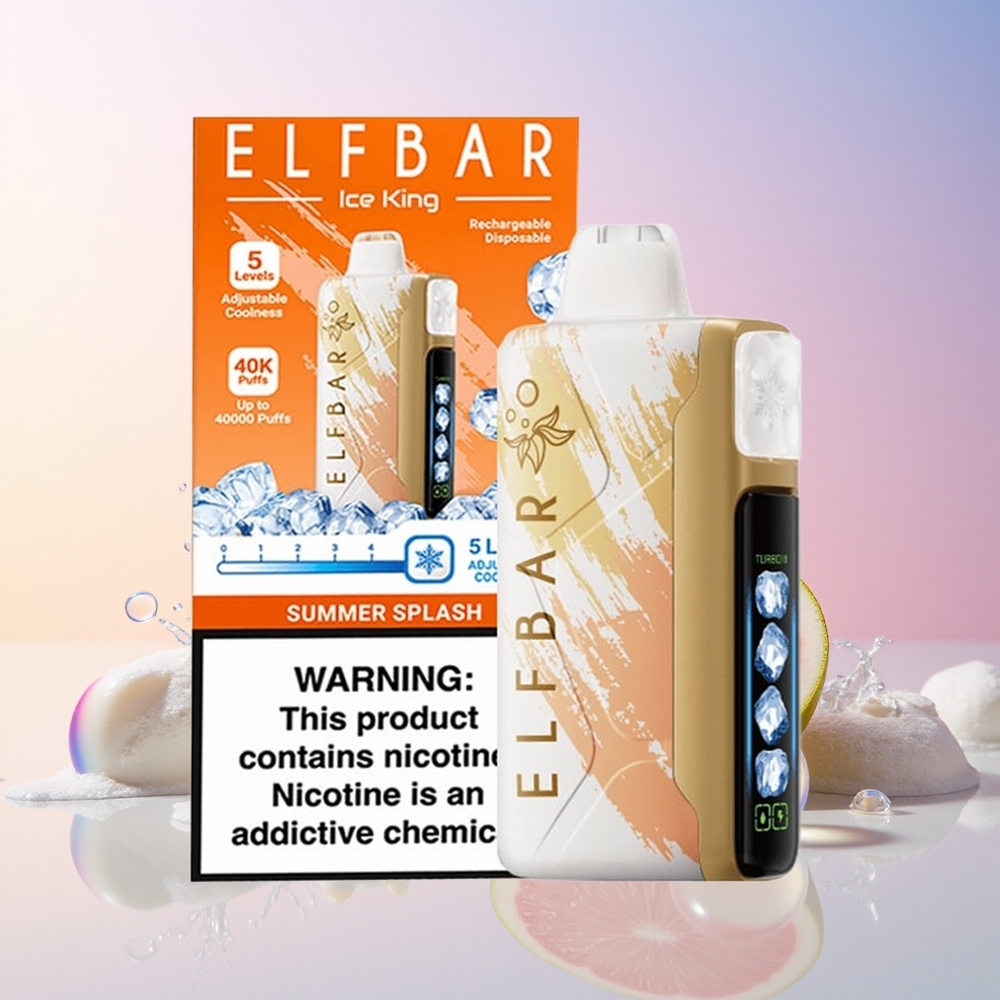 Finland tukku Elf Bar Ice King 40000 Puffs 20ml Esitäytetty E-Neste 850mAh Ladattava Paristo