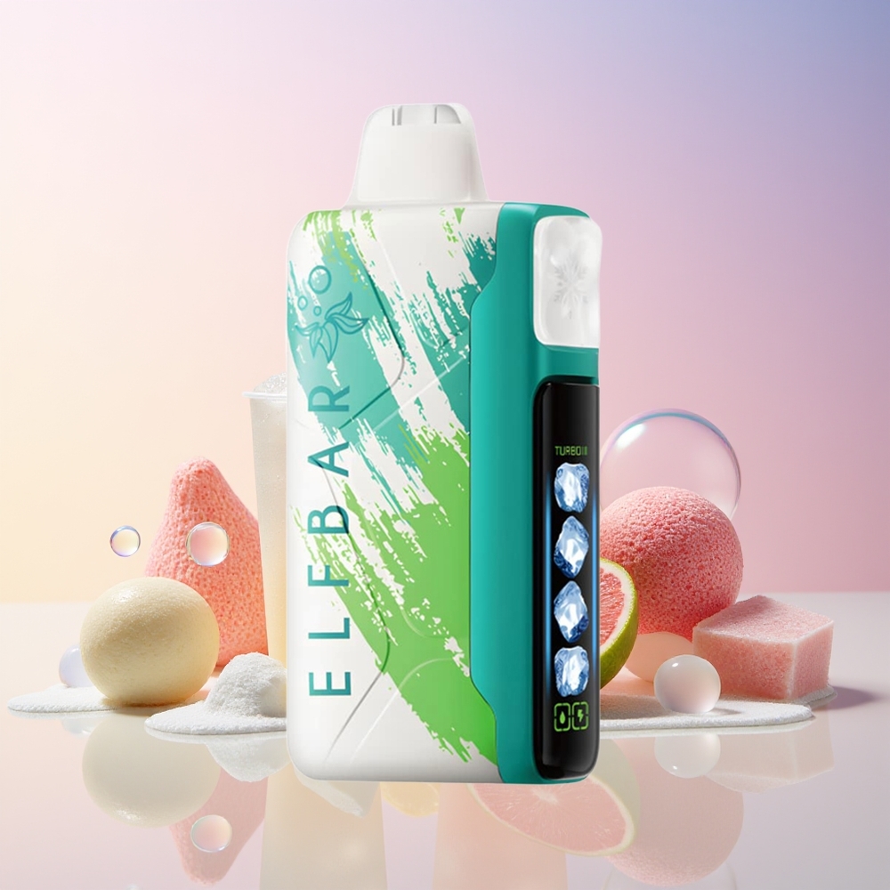 Finland tukku Elf Bar Ice King 40000 Puffs Disposable Vape 20ml Esitäytetty E-Neste 5% Nikotiinia Ladattava 850mAh Akku Hapanomenajäätelö