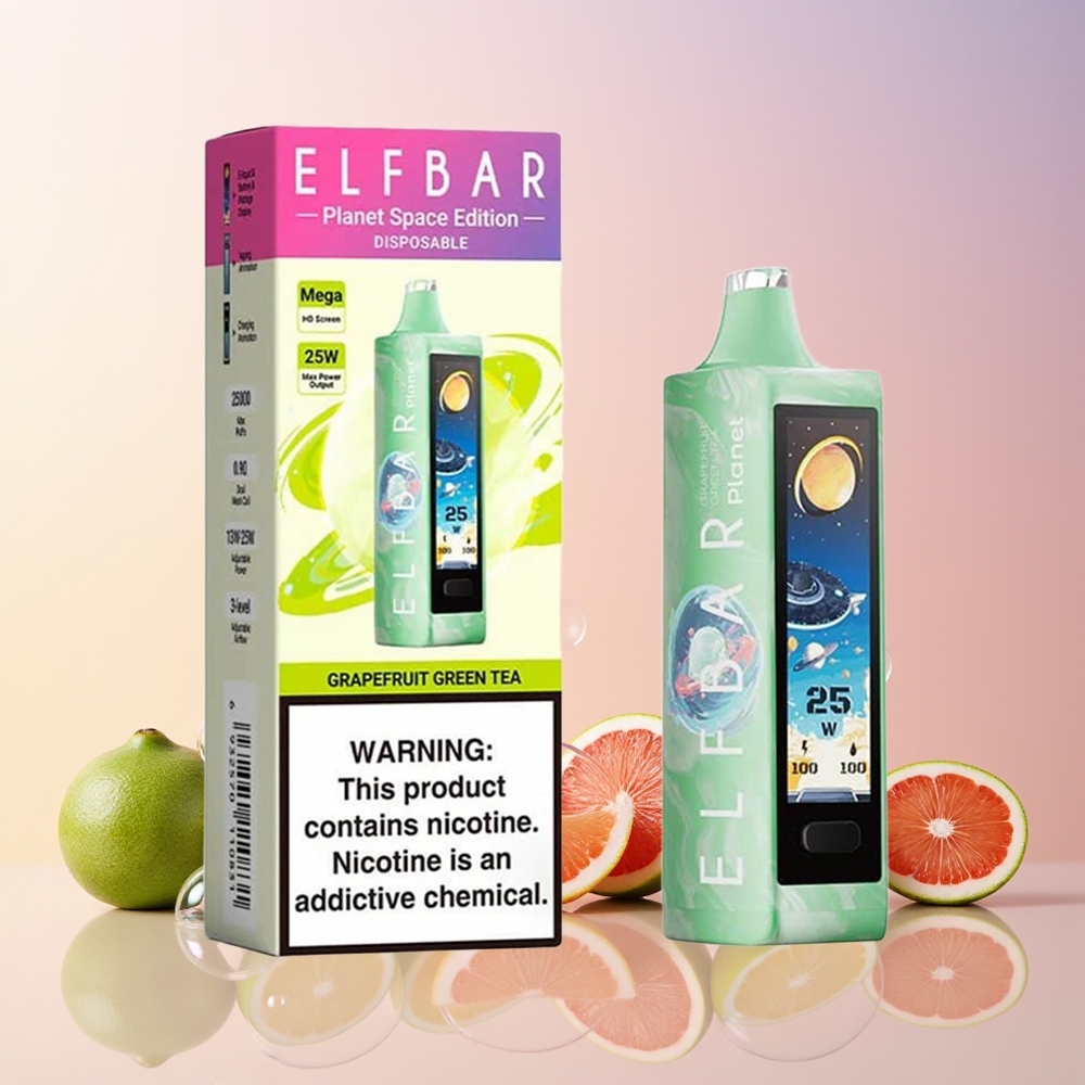 Elf Bar Planet 25000 Iskunpuhallusta 18ml Nestemäärä Finland tukku