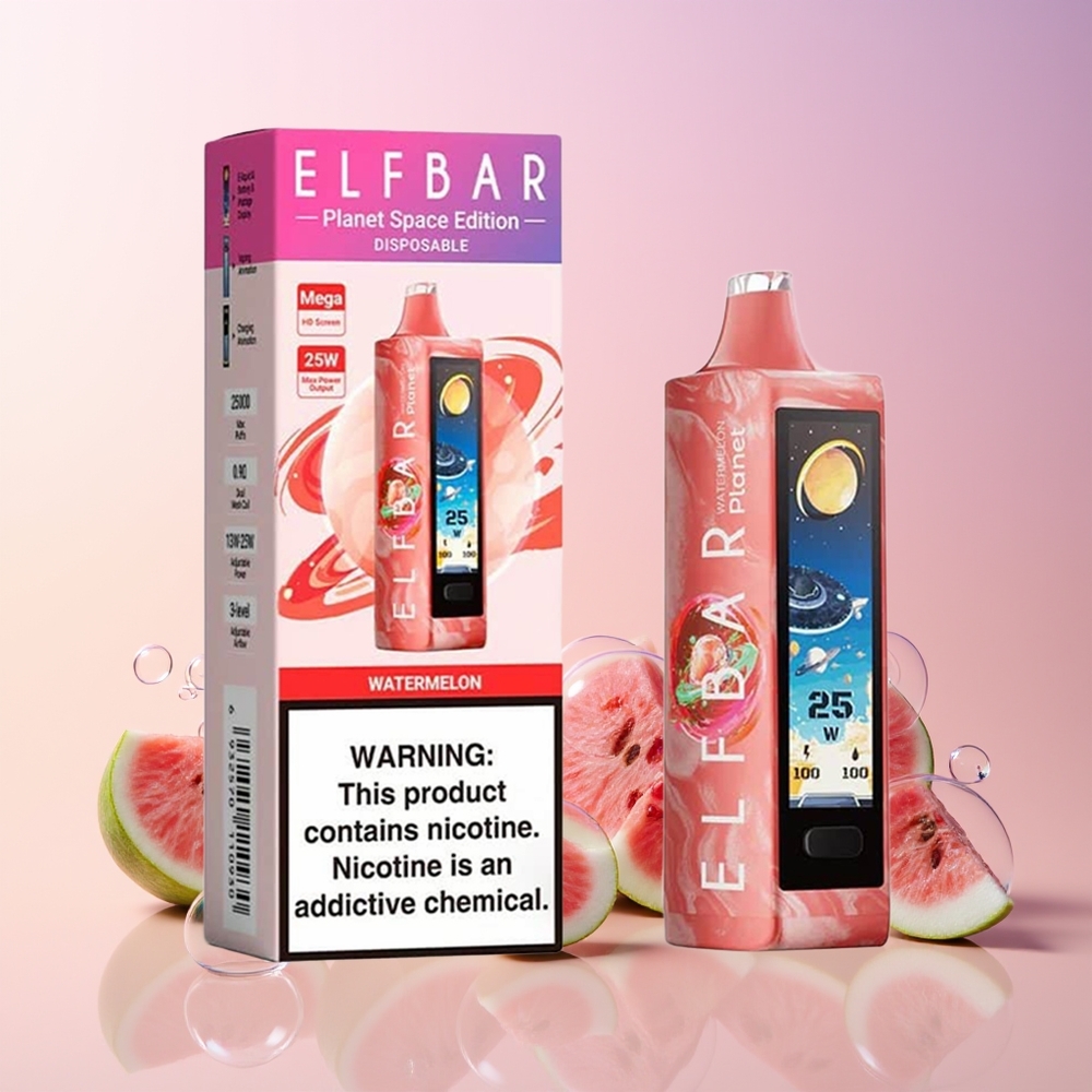 Elf Bar Planet 25000 Puffs Finland tukku Disposable Vape 18ml nestemäärä 800mAh akku