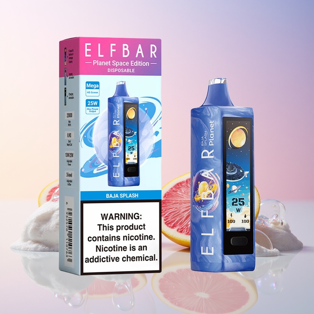 Elf Bar Planet 25000 tupakkaa 18ml nestemäärä Finland tukku