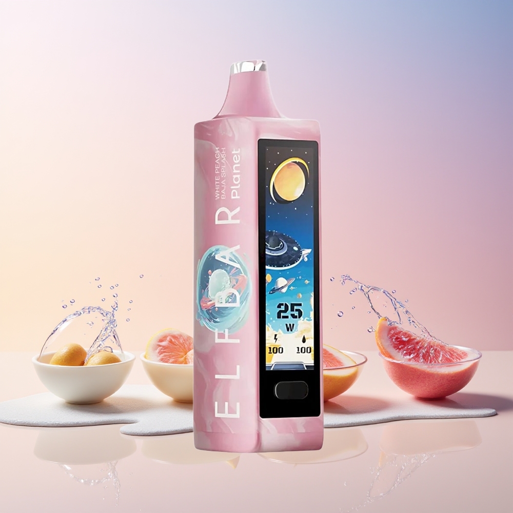Elf Bar Planet Finland tukku 25 000 puhallusta 18ml nestemäärä Valkoinen persikka-baja-spray