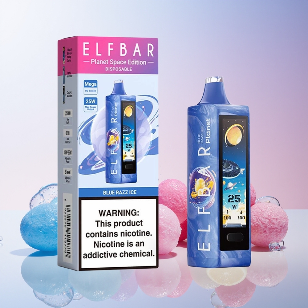 Finland tukku Elf Bar Planet 25 000 tupakkaa 18ml nestemäärä Disposable Vape