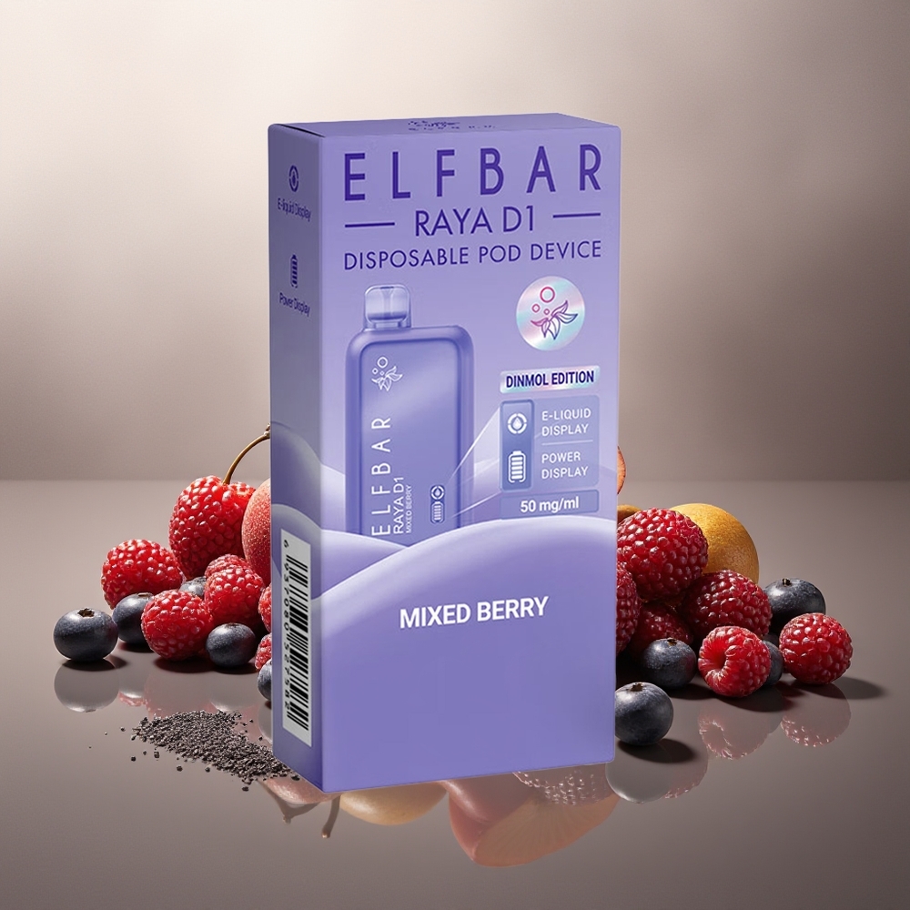 Elf Bar Raya D1 Finland tukku 13000 savutusta 18ml kapasiteetti Kertakäyttöinen vape
