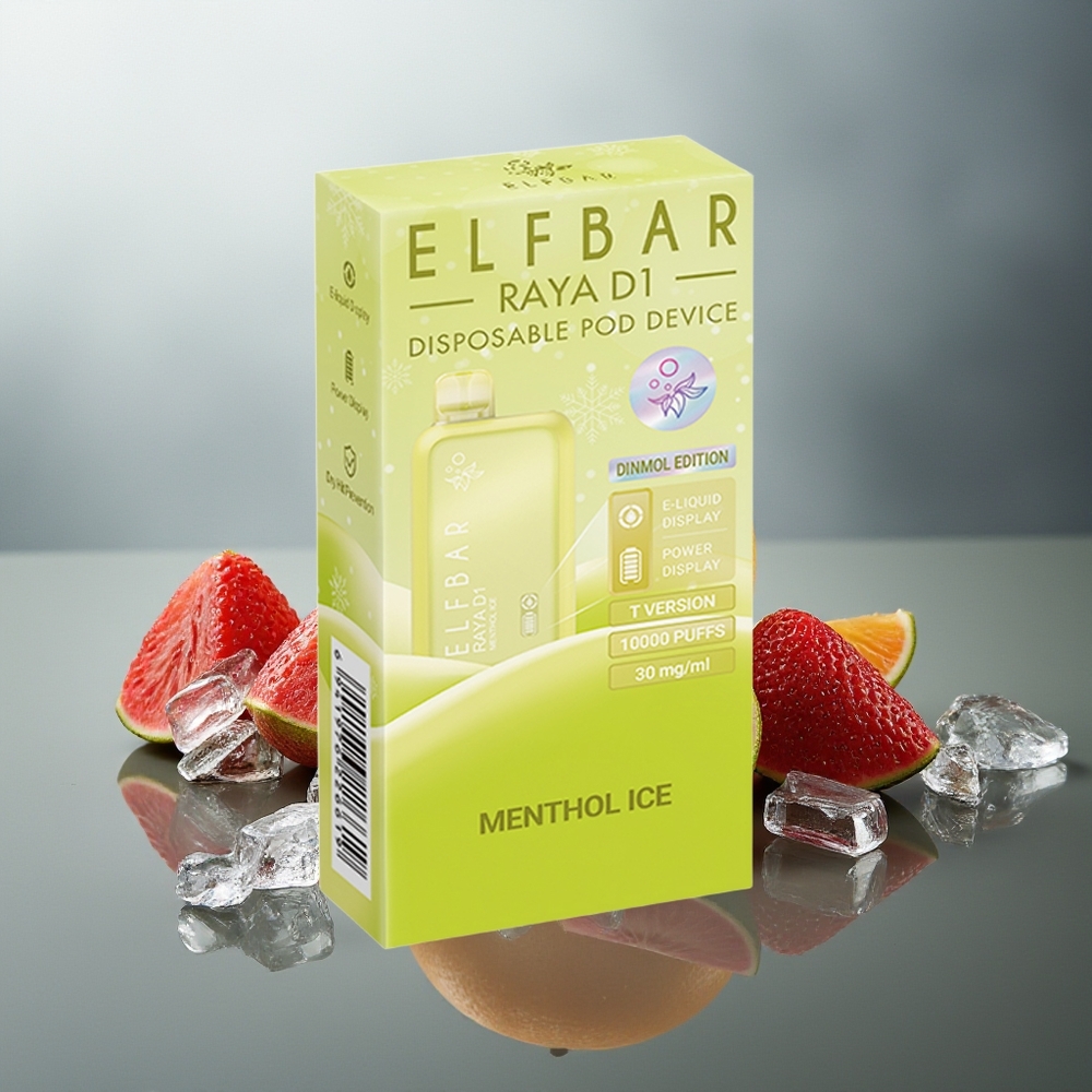 Finland tukku Elf Bar Raya D1 13000 Puffs 18ml Kapasiteetti Kertakäyttöinen vape