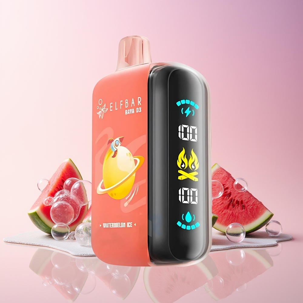 ELF BAR RAYA D3 Finland tukku 25000 Puffs 23ml esitäytetty 5% nikotiinia Vesimelonijäätelö