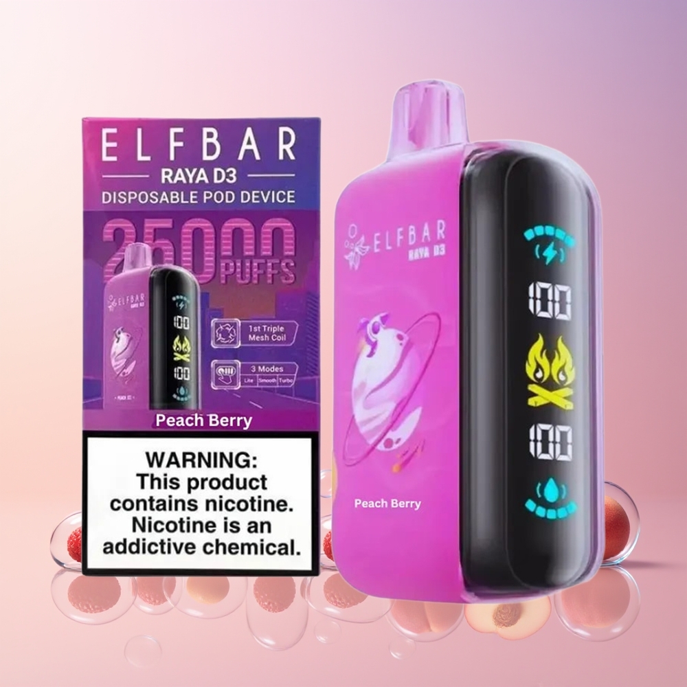 ELF BAR RAYA D3 Finland tukku 25000 savutusta 23ml esitäytetty