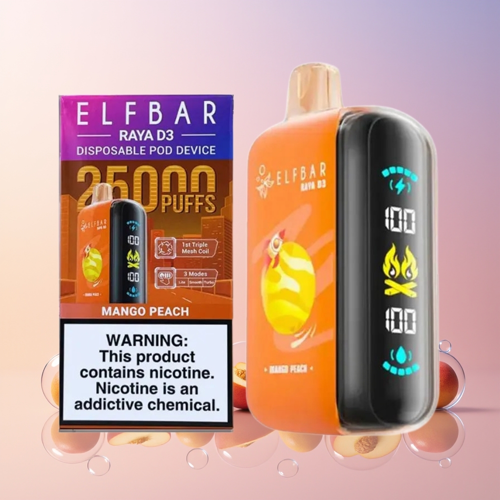 ELF BAR RAYA D3 Finland tukku 25000 tupakkausta 23ml esitäytetty