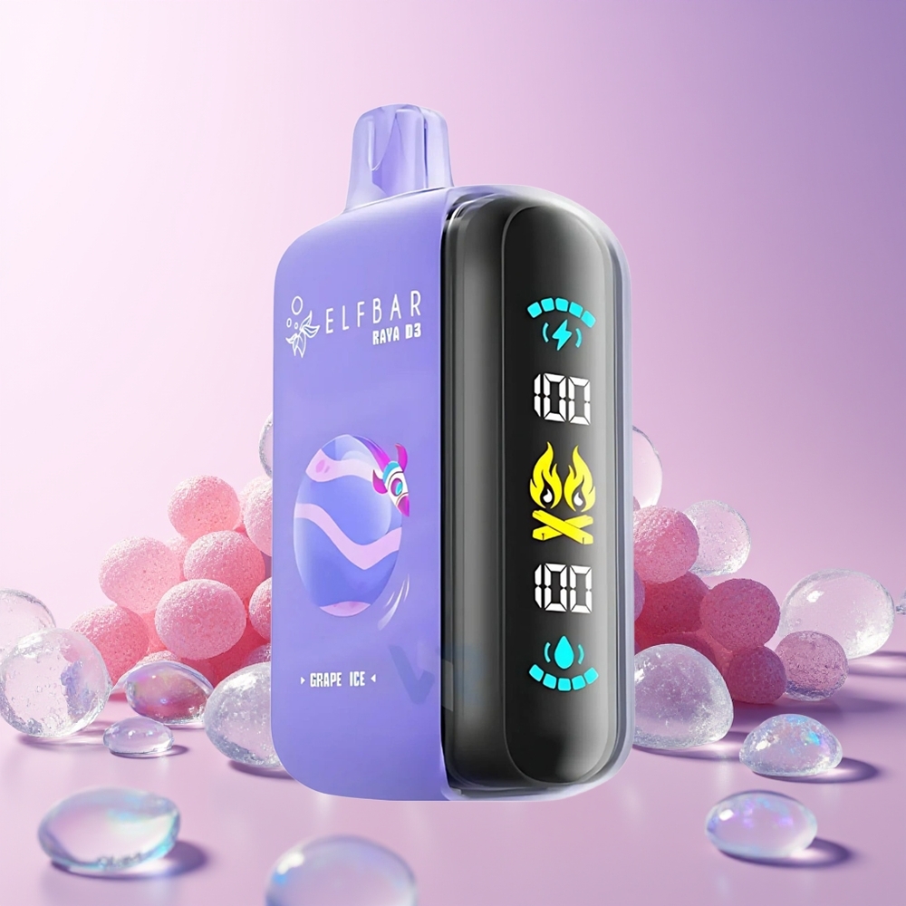 Finland tukku ELF BAR RAYA D3 25000 Puffs Akku: 850mAh, ladattava Nestemäisen nikotiinin vahvuus: 5%