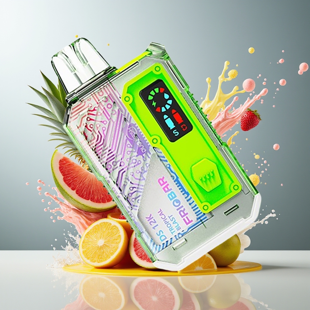 Finland tukku FRIOBAR DS 12K Kertakäyttöinen Vape - 12000 savutusta, 10ml säiliö, USB-C-lataus