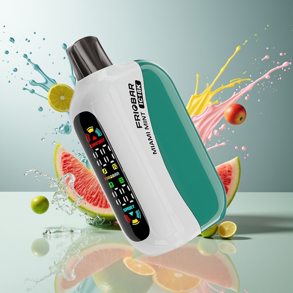 Finland tukku FRIOBAR IC18K 18000 Käyttöön kertakäyttöinen vape - 18ml säiliö, 18000 savutusta, 1000mAh akku
