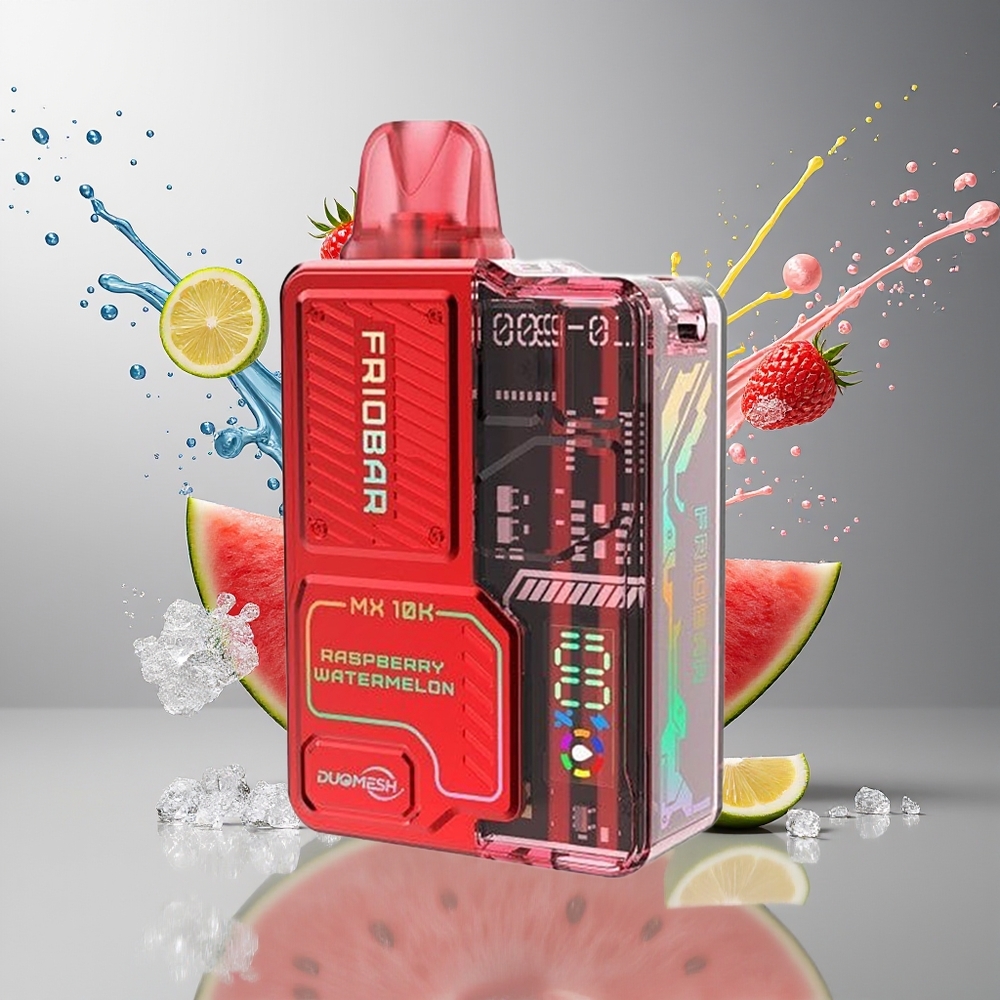 Finland tukku FRIOBAR MX 10K Kertakäyttöinen Vape - 10ml täyttökapasiteetti, 10000 savuketta, 50mg/ml nikotiinia