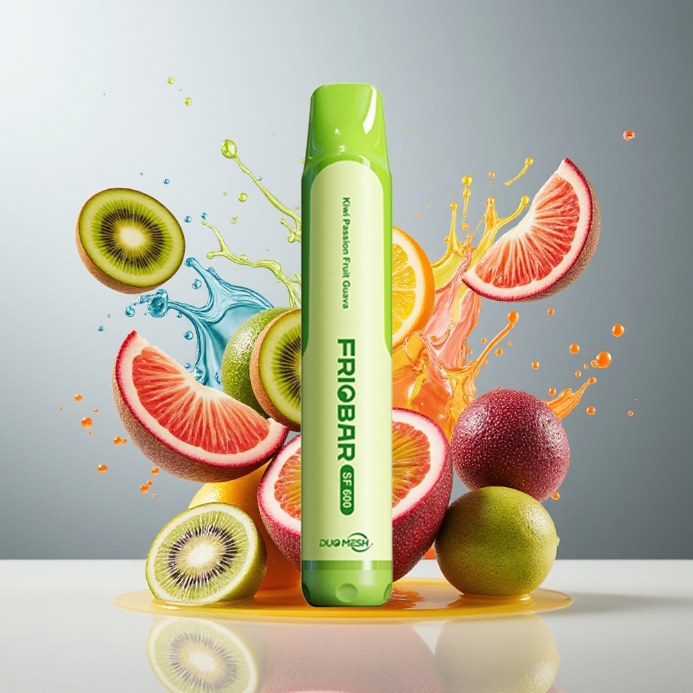 Finland tukku FRIOBAR SF600 2ml 600 puffs 20mg/ml Kiivi Passionhedelmä Guava