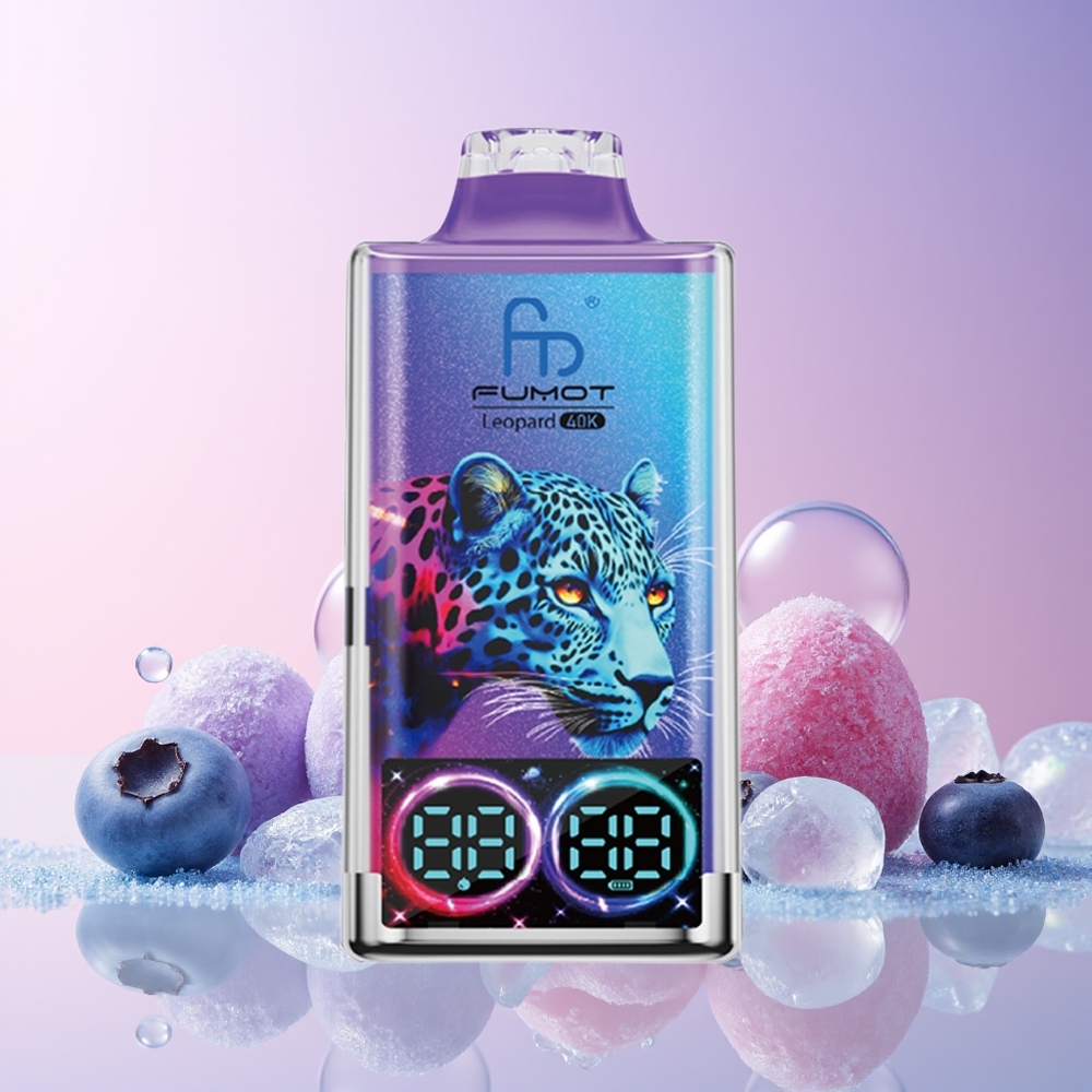Finland tukku Fumot Leopard 40K Puffs Disposable Vape - 0%, 2%, 3%, 5% Nikotiinia, 700mAh Akku, Jopa 40000 Puffia