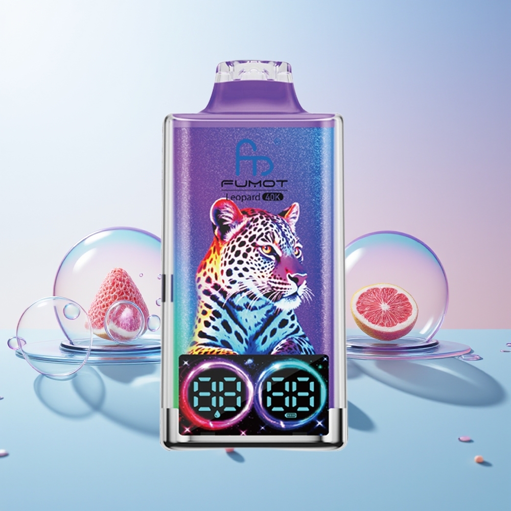 Finland tukku Fumot Leopard 40K Puffs Disposable Vape - 700mAh Akku, Jopa 40000 Puffia, Type-C Lataus Mr. Blue