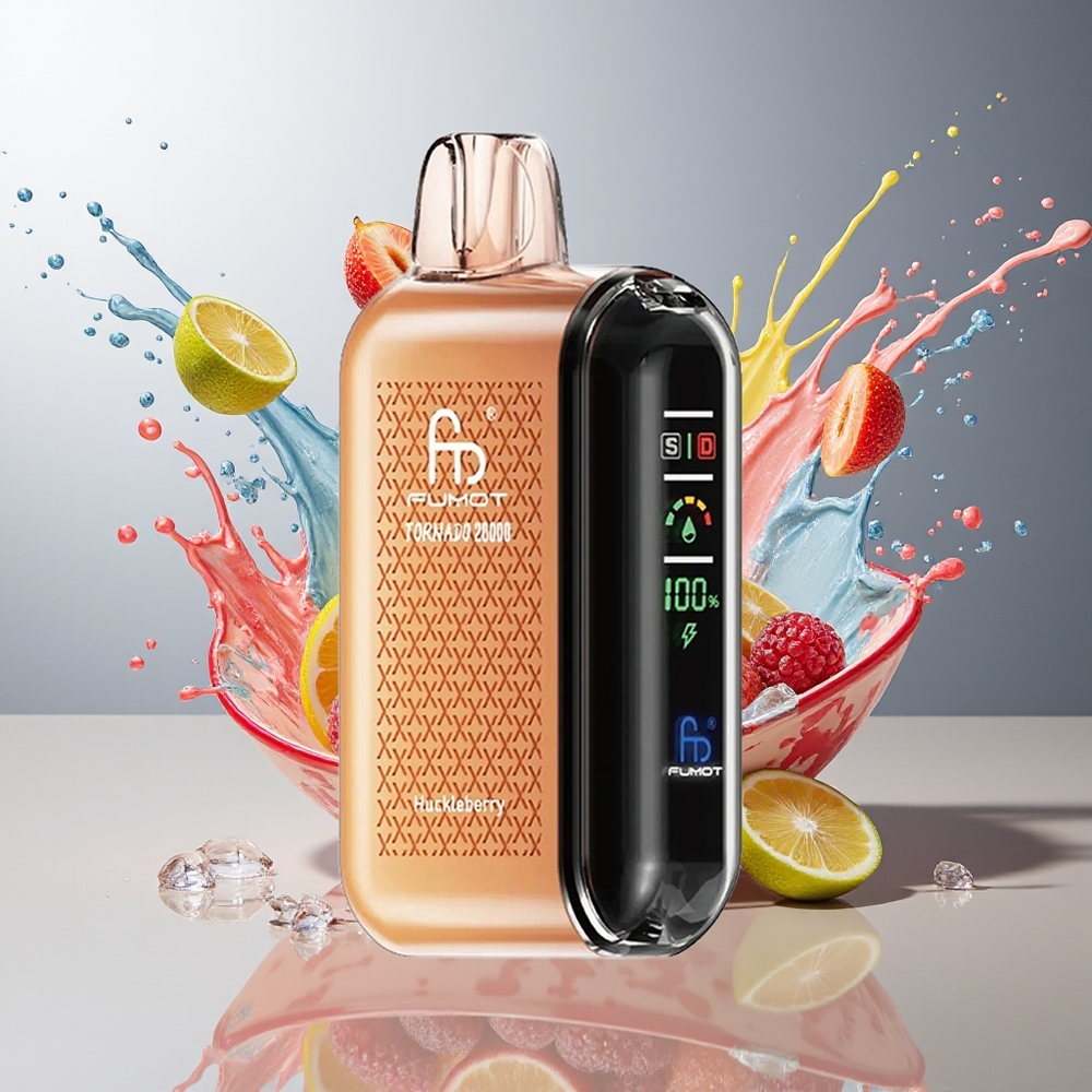 Finland tukku Fumot Tornado 20000 Puffia 20ml Nestemäistä 850mAh Akku Mustikka