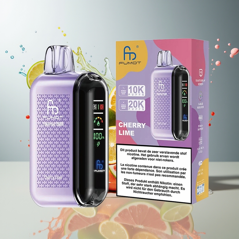 Finland tukku Fumot Tornado 20000 Puffs 20ml Nestemäistä Akun Kesto 850mAh