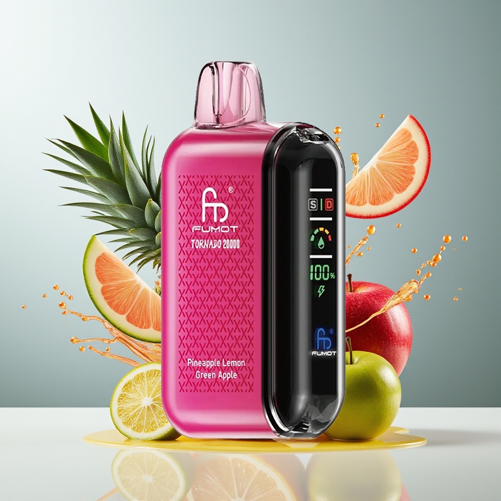 Finland tukku Fumot Tornado 20000 Puffs 20ml Nestemäkapasiteetti 850mAh Ladattava Akku