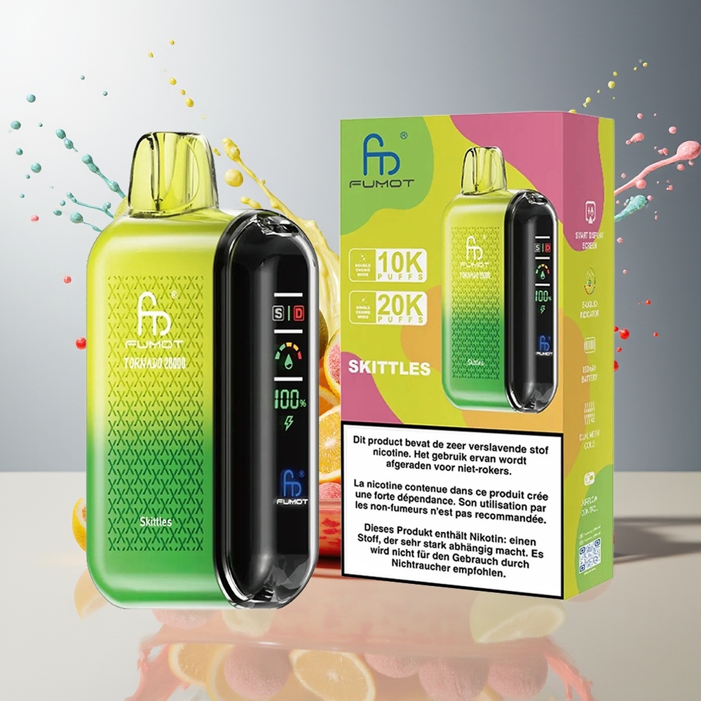 Fumot Tornado Finland tukku 20000 Puhallusta 20ml E-nestetä