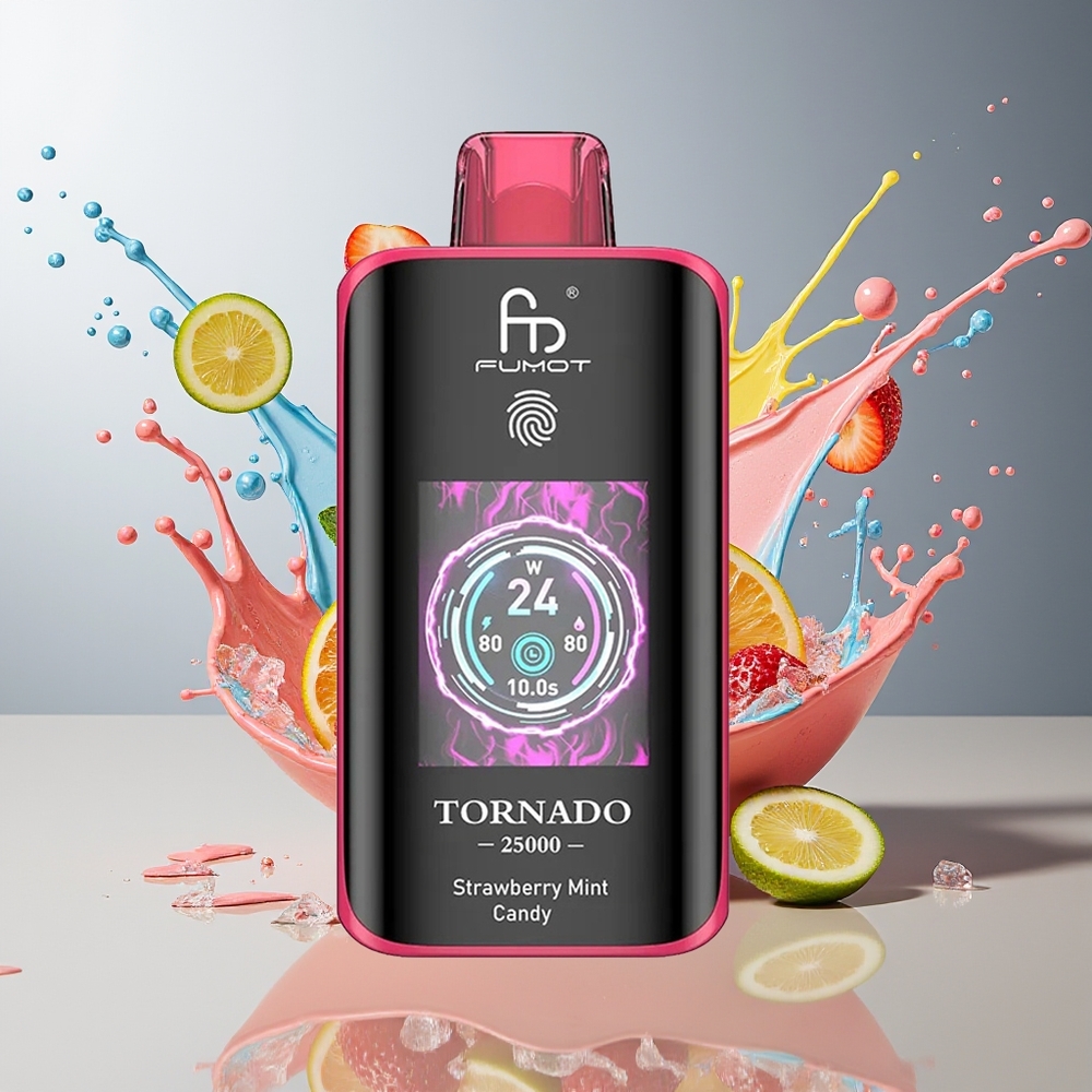 Finland tukku Fumot Tornado 25000 Puffs 20ml Esitäytetty Nestepotti 700mAh Ladattava Akku