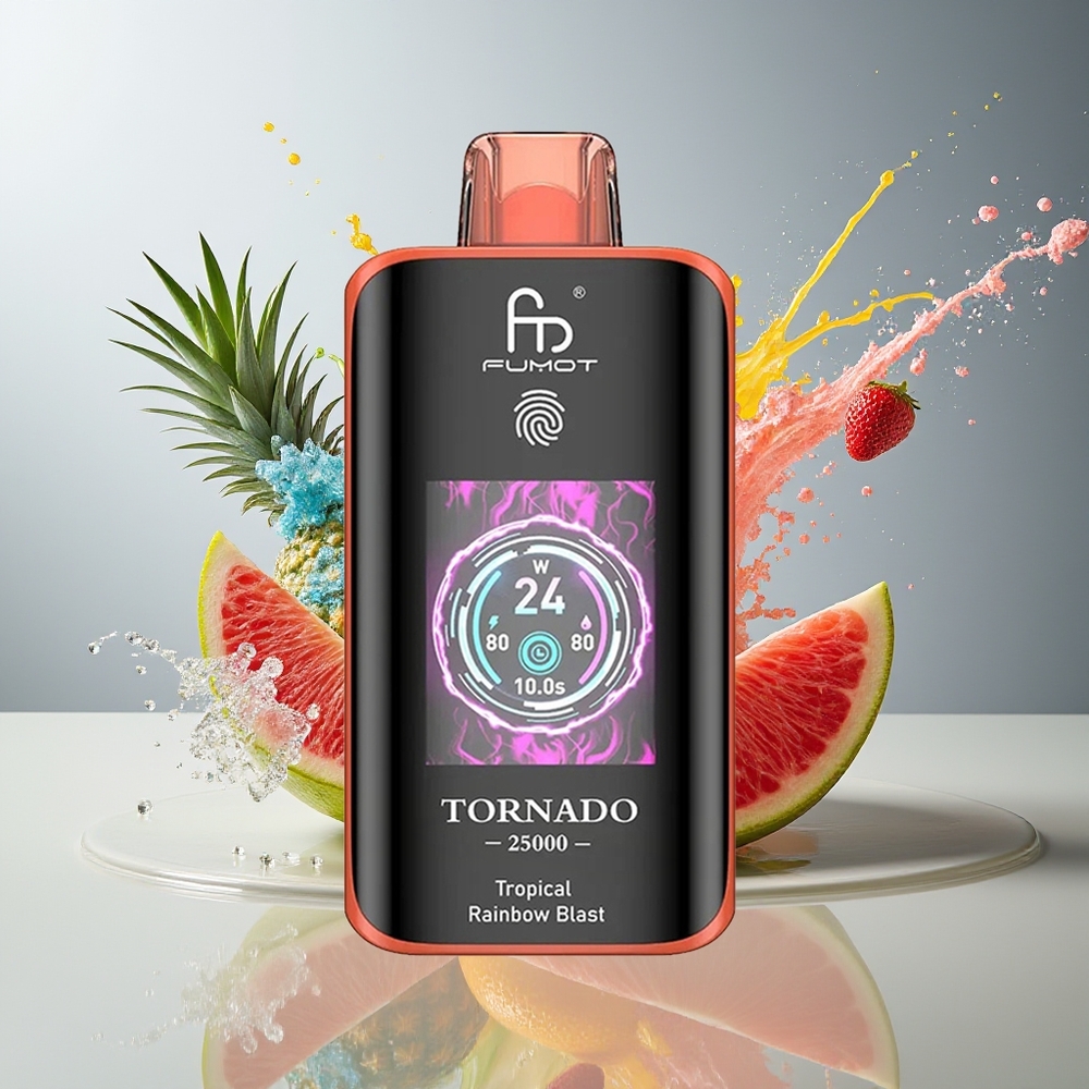 Finland tukku Fumot Tornado 25000 Puffs, 20ml Esitäytetty nestee, 700mAh Ladattava akku