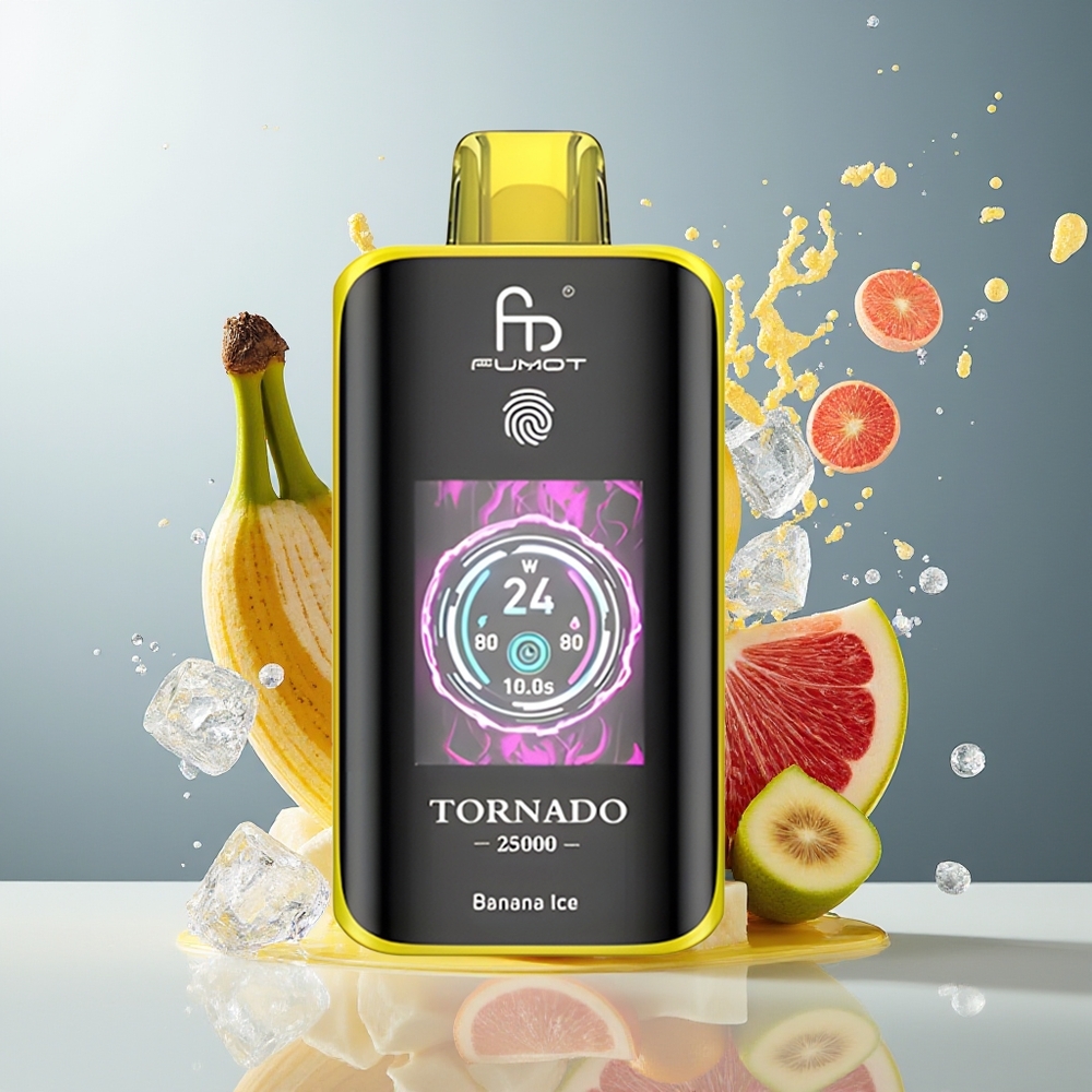 Finland tukku Fumot Tornado 25000 Puffs 700mAh Ladattava Akku 20ml Esitäytetty Nesteeaine