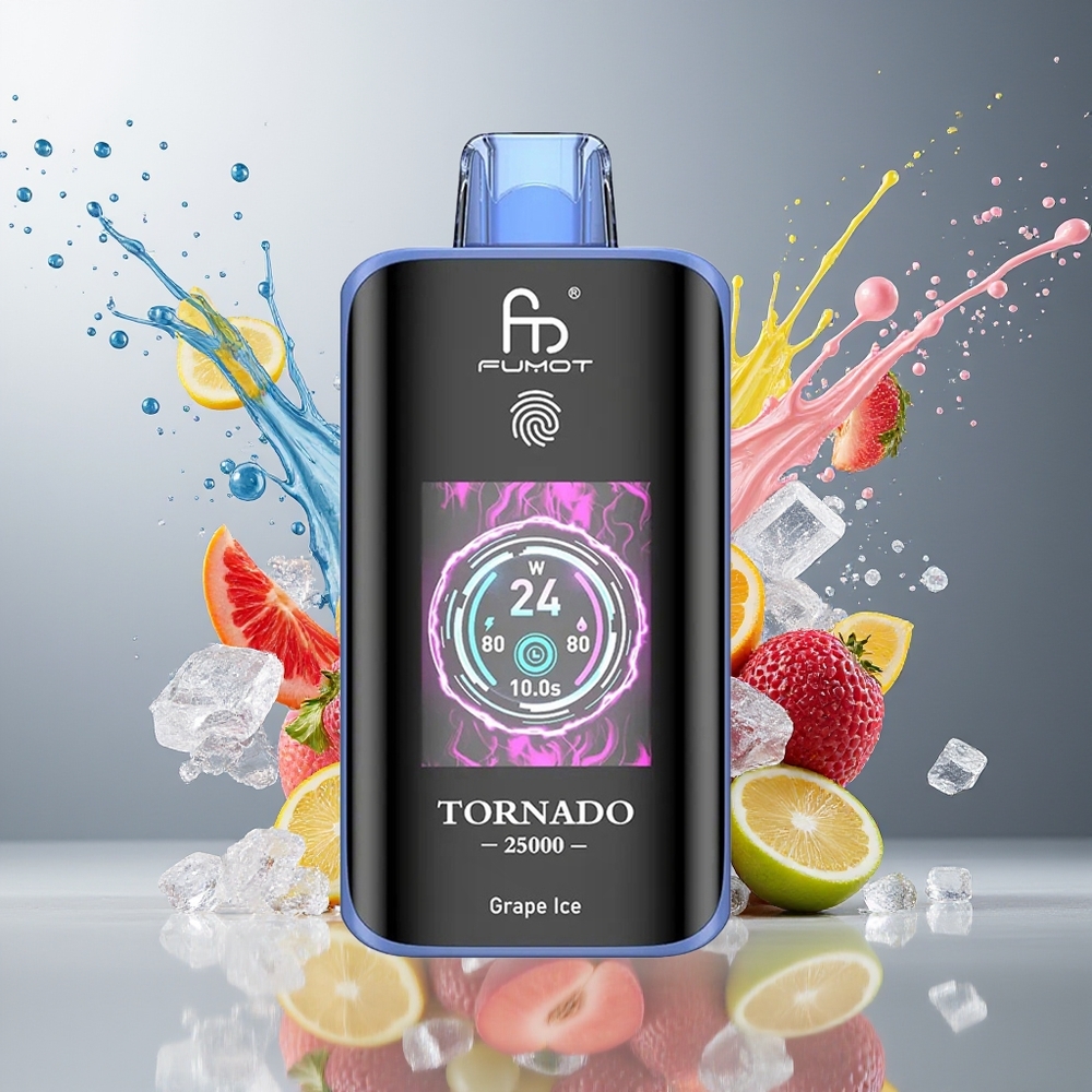 Finland tukku Fumot Tornado 25000 Puffs HD-näyttö 20ml esitäytetty nestemäki