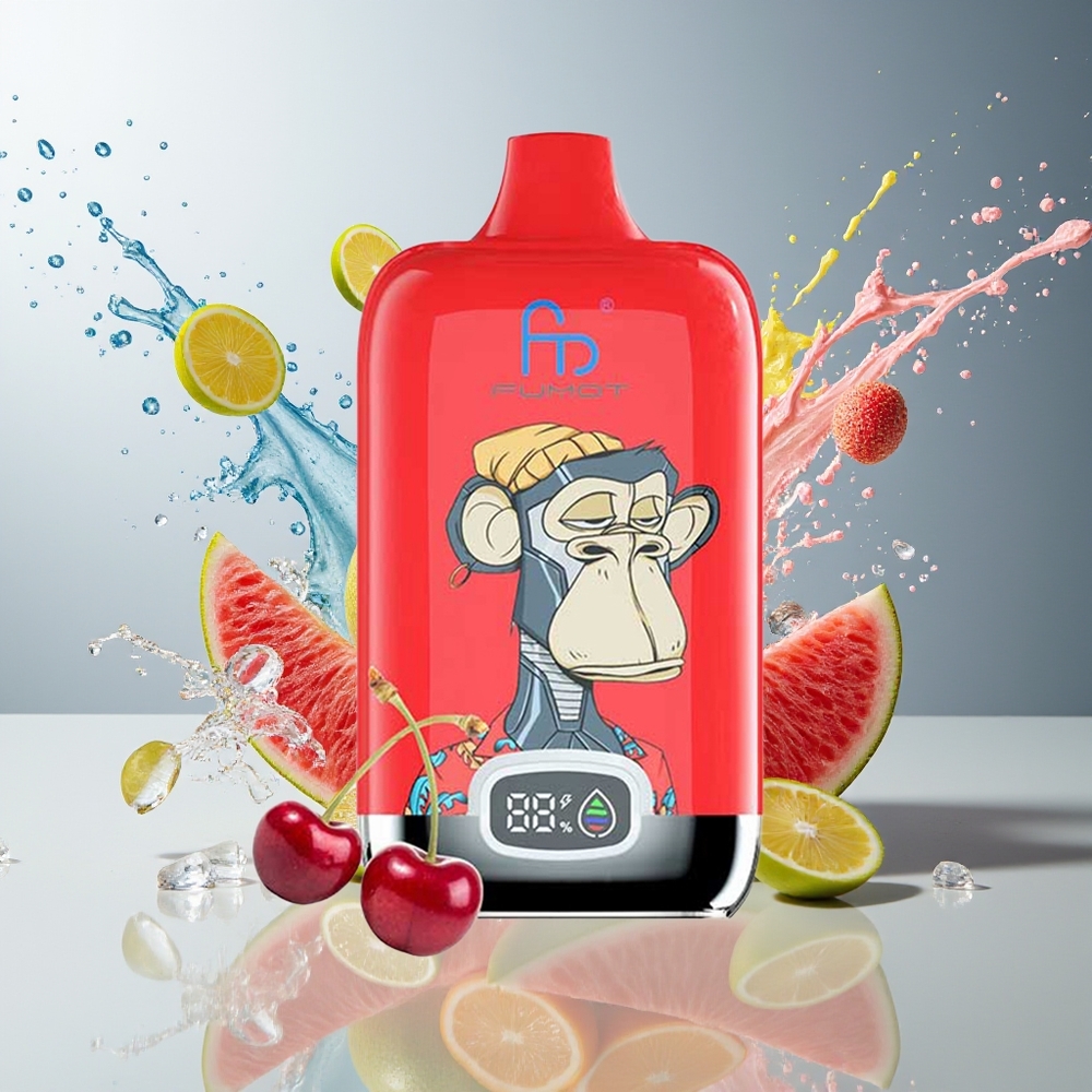 Finland tukku Fumot Tornado Digital Box 12000 Puffs 20ml E-Neste 550mAh Akku