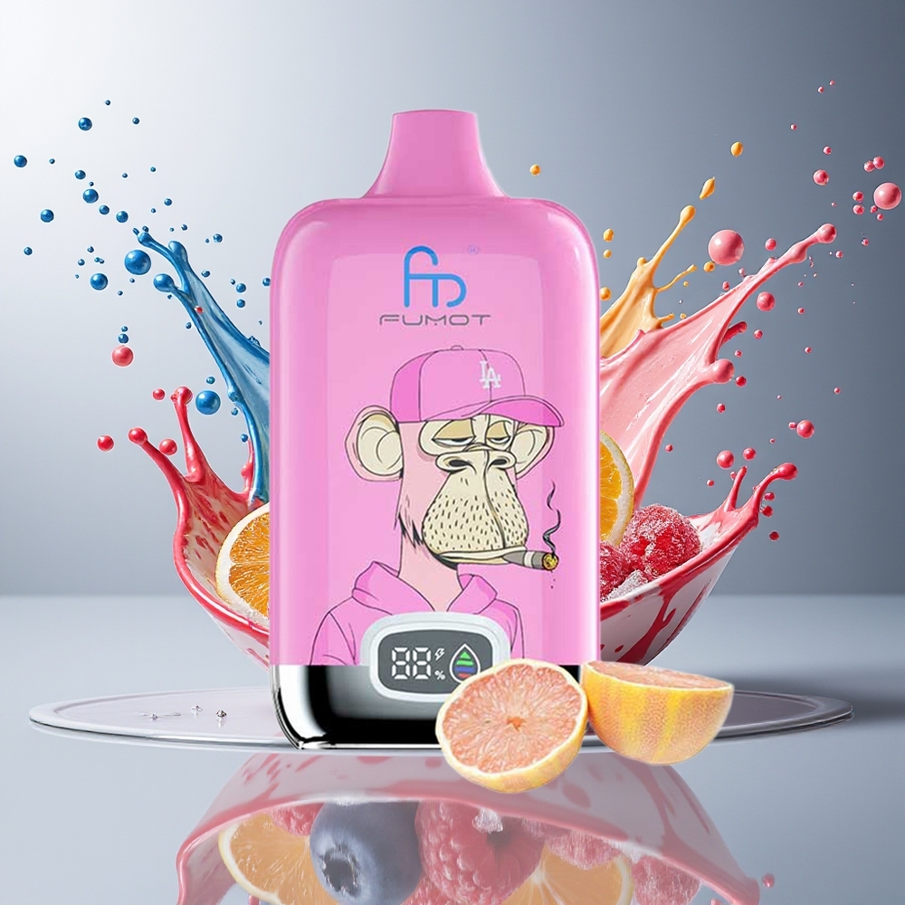 Finland tukku Fumot Tornado Digital Box 12000 Puffs 20ml E-Neste 550mAh Ladattava akku